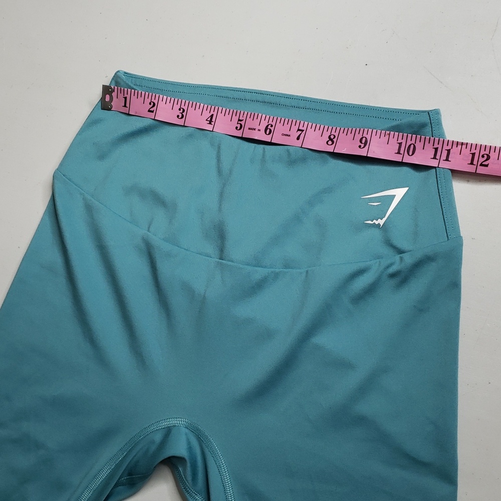 Gymshark Womens Training Crop Leggings Stretch Size M Yoga Fitness Gym Logo - Picture 8 of 12